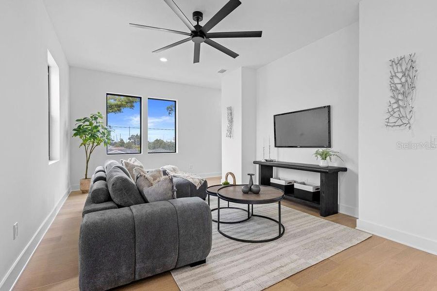 Furnished interior view inside a new home in , Tampa (Image 37).