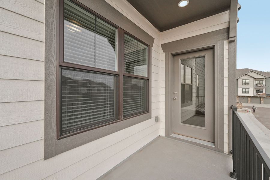 Exterior details and patio area of a home in Highlands at Fox Hill, Longmont (Image 15). Exterior details and patio area of a home in Highlands at Fox Hill, Longmont (Image 15).
