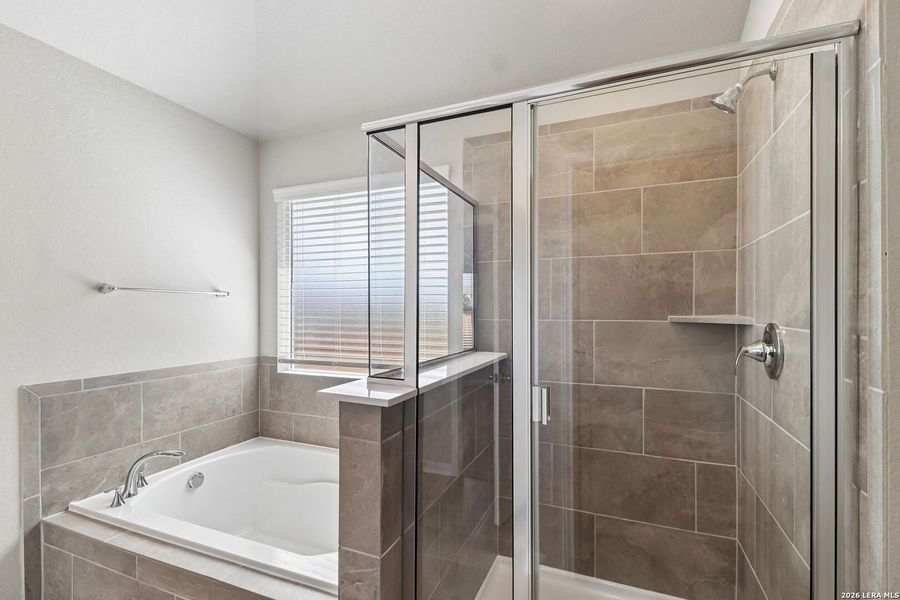 Furnished interior view inside a new home in Estancia Ranch - Premier Series, San Antonio (Image 12).