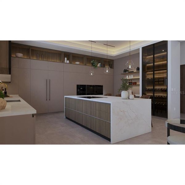 Furnished interior view inside a new home in , Clermont (Image 28).