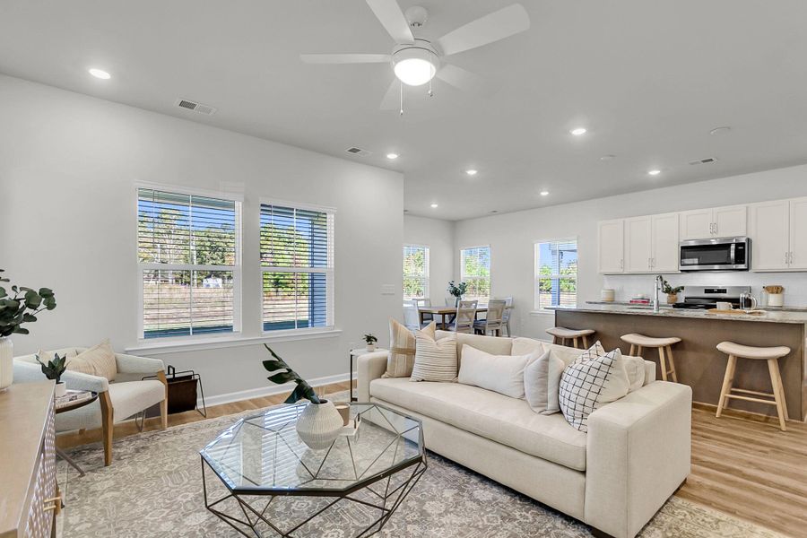 Furnished interior view inside a new home in Wildcat Chase, Summerville (Image 18).