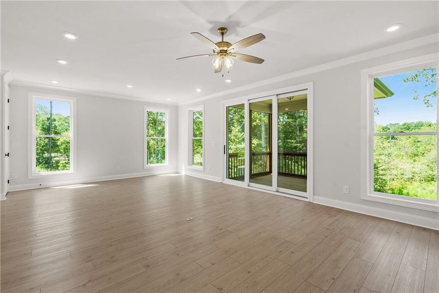 Spacious, unfurnished interior of a new home in Waterside Townhomes, Peachtree Corners (Image 31).