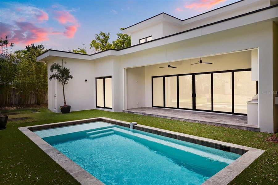 Exterior details and patio area of a home in , Winter Park (Image 29).