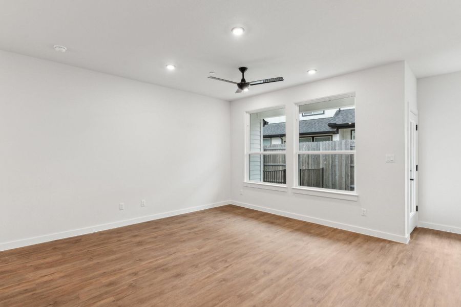 Spacious, unfurnished interior of a new home in Townhomes at Gattis, Round Rock (Image 28). Spacious, unfurnished interior of a new home in Townhomes at Gattis, Round Rock (Image 28).