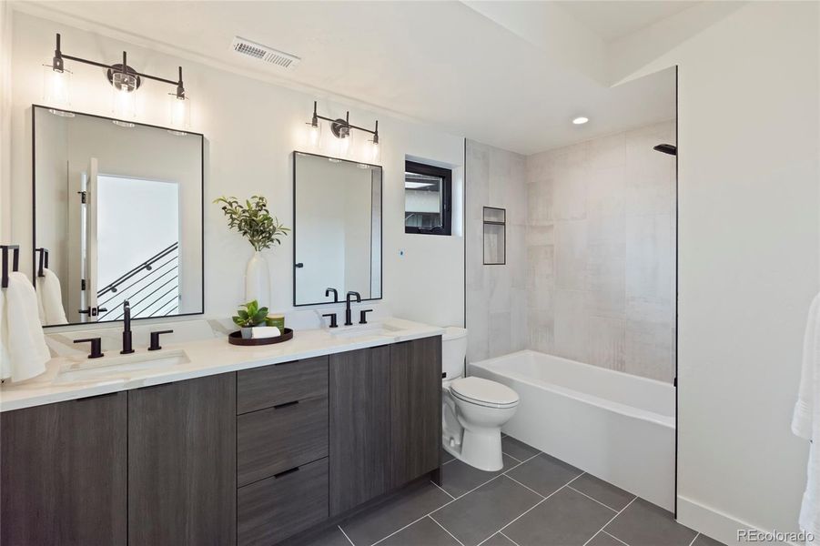 Furnished interior view inside a new home in , Denver (Image 14). Furnished interior view inside a new home in , Denver (Image 14).