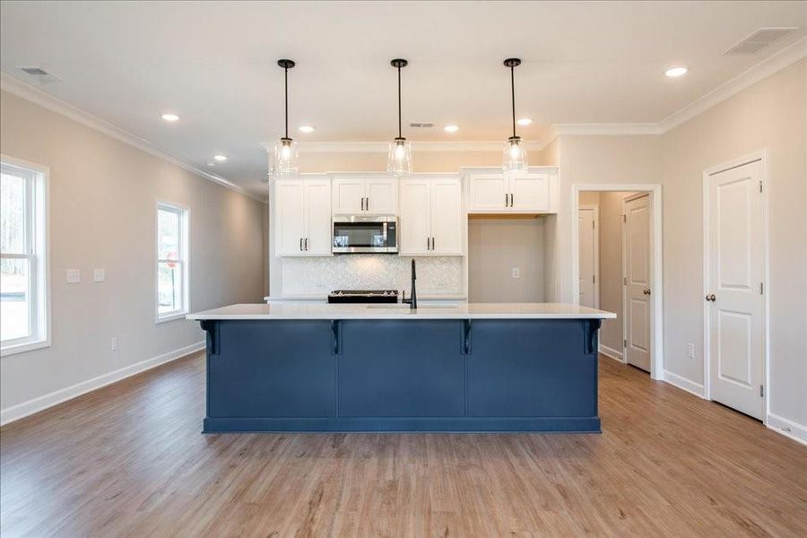 Furnished interior view inside a new home in Cherokee Township, Acworth (Image 11). Furnished interior view inside a new home in Cherokee Township, Acworth (Image 11).