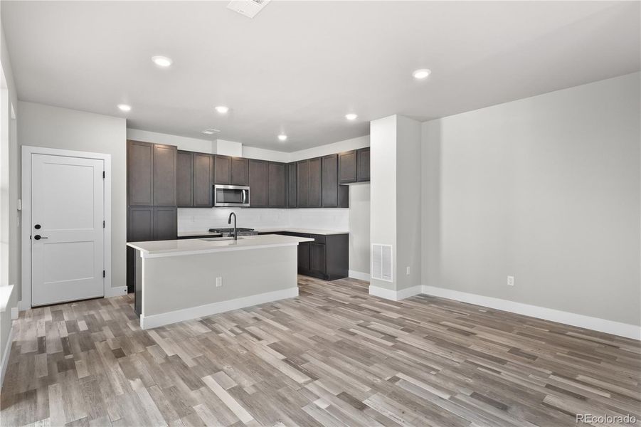 Furnished interior view inside a new home in , Littleton (Image 6).