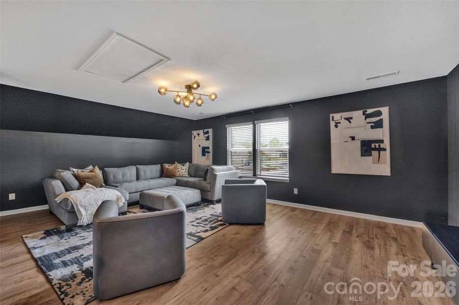 Furnished interior view inside a new home in , Monroe (Image 34).