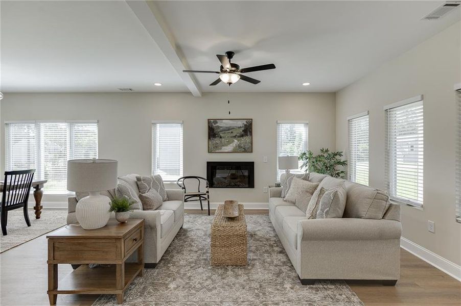 Furnished interior view inside a new home in , Toccoa (Image 43). Furnished interior view inside a new home in , Toccoa (Image 43).