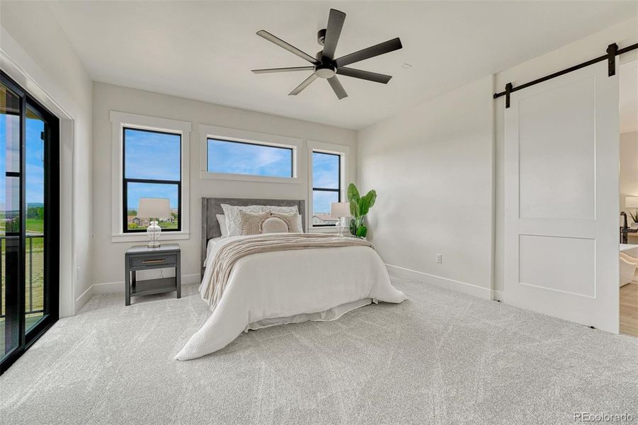 Furnished interior view inside a new home in , Colorado Springs (Image 3).