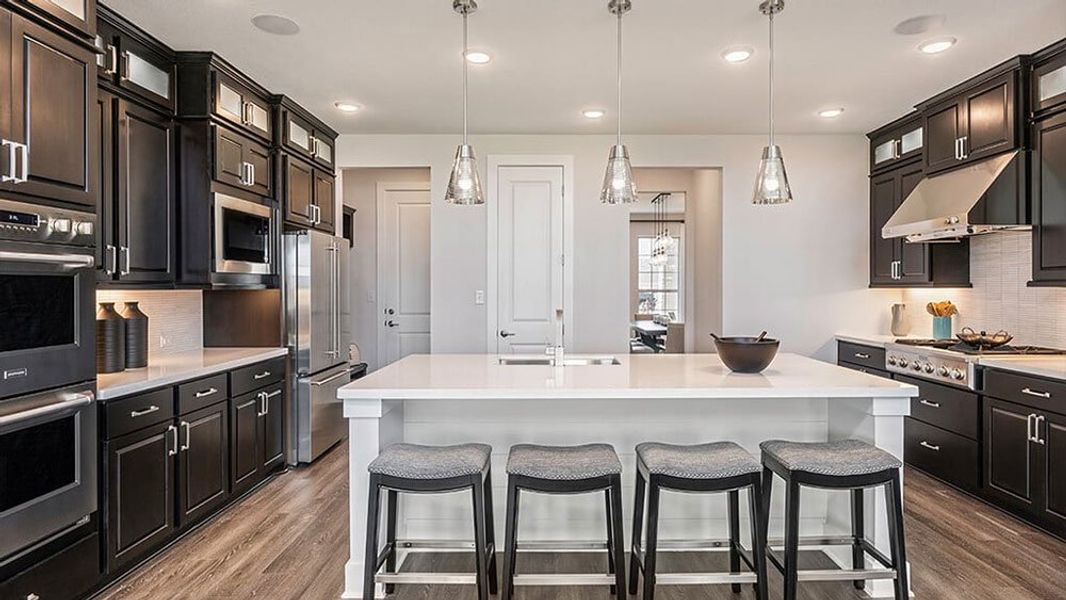 Representative furnished interior of a home built from the Sapphire by Taylor Morrison in Santa Rita Ranch, Liberty Hill (Image 13). Representative furnished interior of a home built from the Sapphire by Taylor Morrison in Santa Rita Ranch, Liberty Hill (Image 13).
