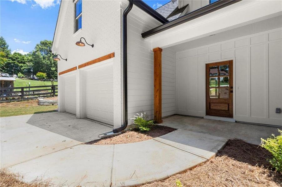 Exterior details and patio area of a home in , Cumming (Image 4). Exterior details and patio area of a home in , Cumming (Image 4).