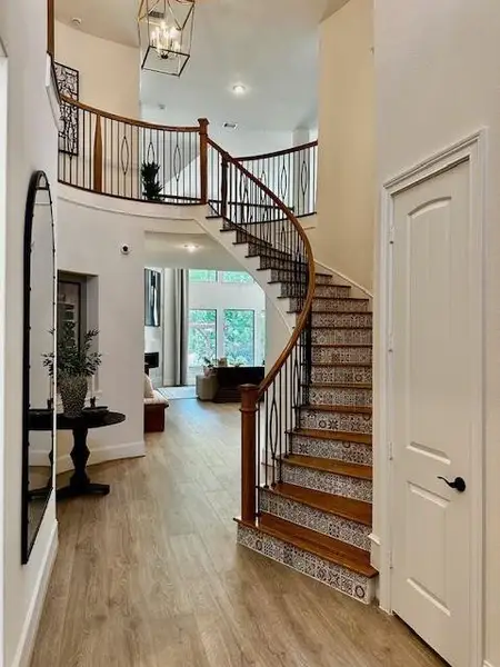 Furnished interior view inside a new home in Colton, Todd Mission (Image 2). Furnished interior view inside a new home in Colton, Todd Mission (Image 2).