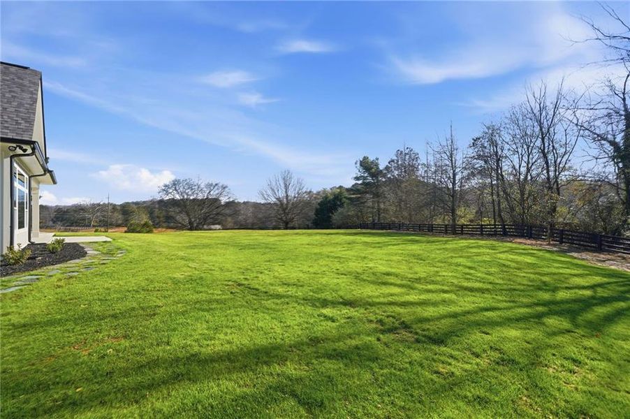 Exterior details and patio area of a home in , Canton (Image 34).