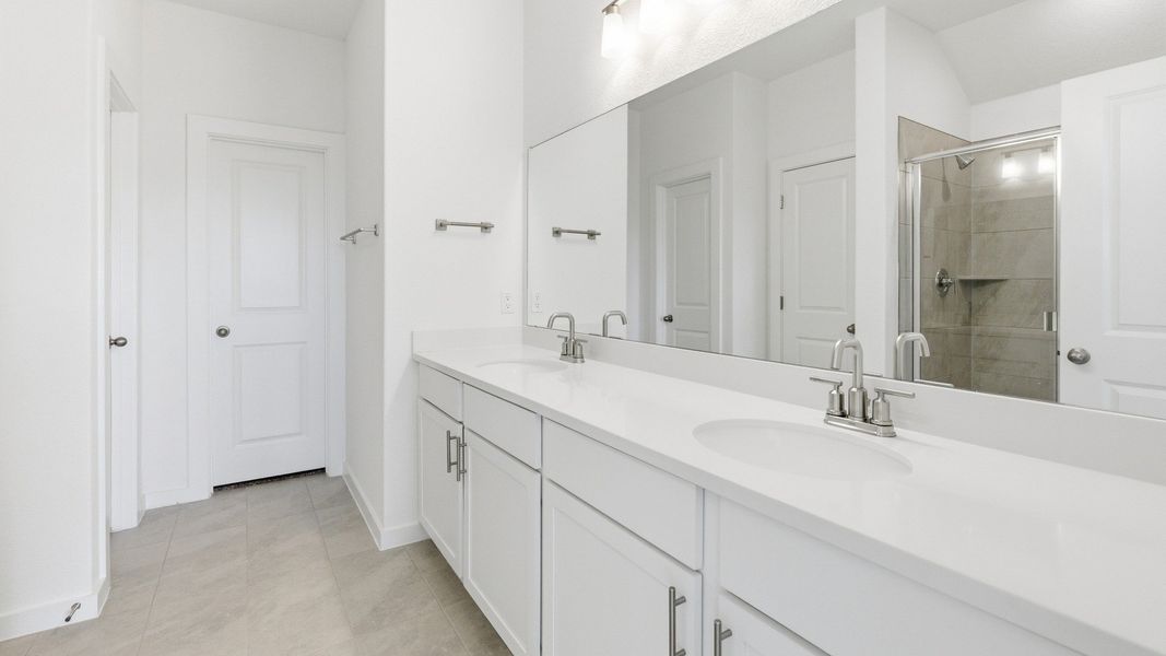Furnished interior view inside a new home in Sky Ridge, San Marcos (Image 7).