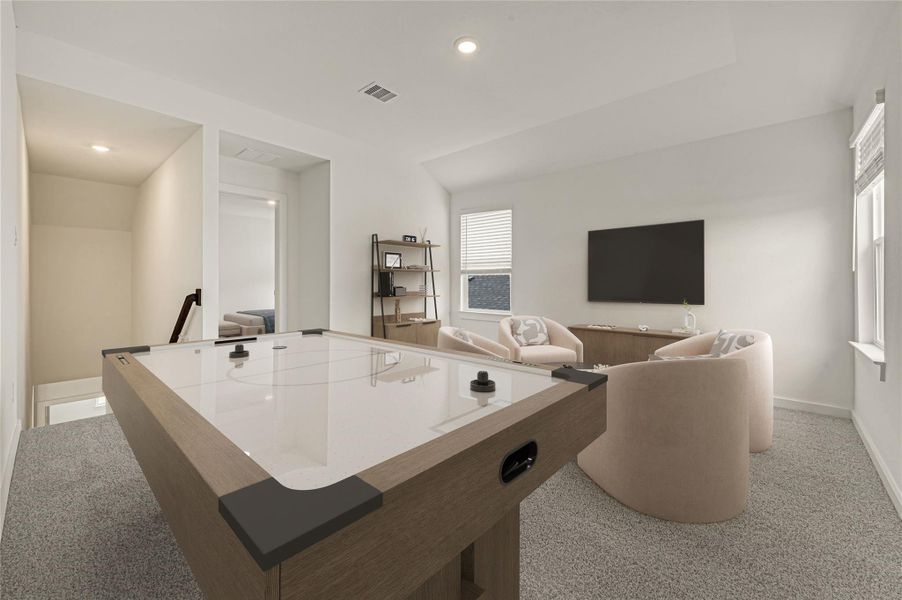 Furnished interior view inside a new home in Holly Ridge, Rosenberg (Image 12).
