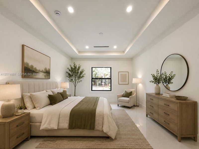 Furnished interior view inside a new home in , Naples (Image 7).