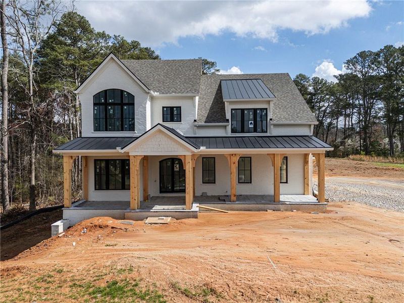 In-progress construction of a new home in , Milton, GA (Image 13).