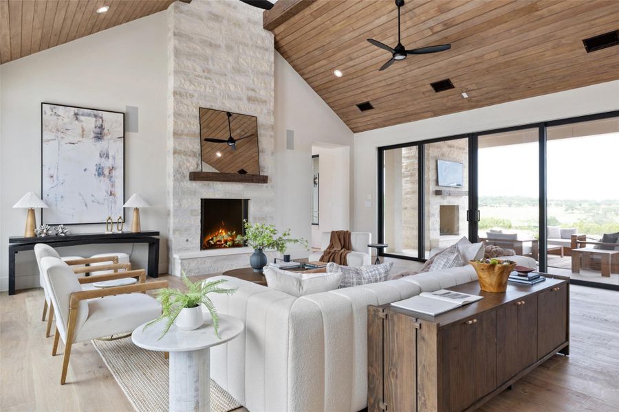 Furnished interior view inside a new home in , Austin (Image 27). Furnished interior view inside a new home in , Austin (Image 27).