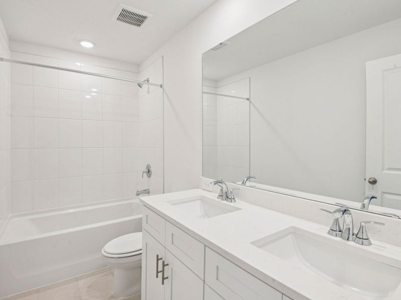 Furnished interior view inside a new home in Hilltop Vistas, Dade City (Image 11).