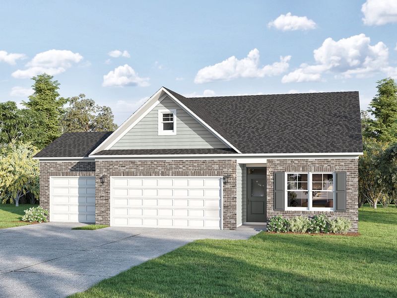 Elevation A4 - 3rd Car Garage