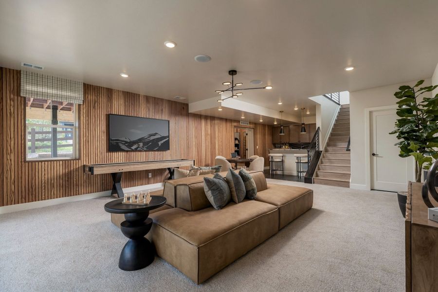 Representative furnished interior of a home built from the Crestmont by Taylor Morrison in Macanta, Castle Rock (Image 8).