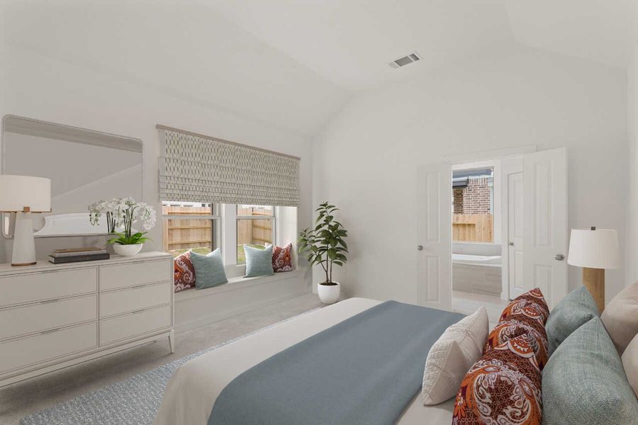 Representative Primary Bedroom - some options shown