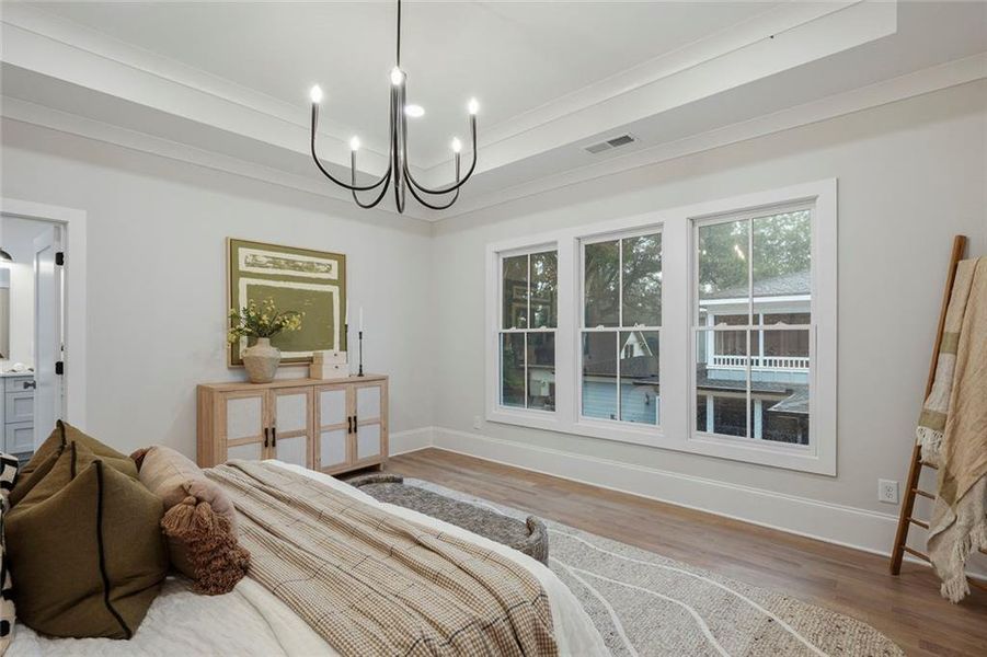 Furnished interior view inside a new home in , Atlanta (Image 15).