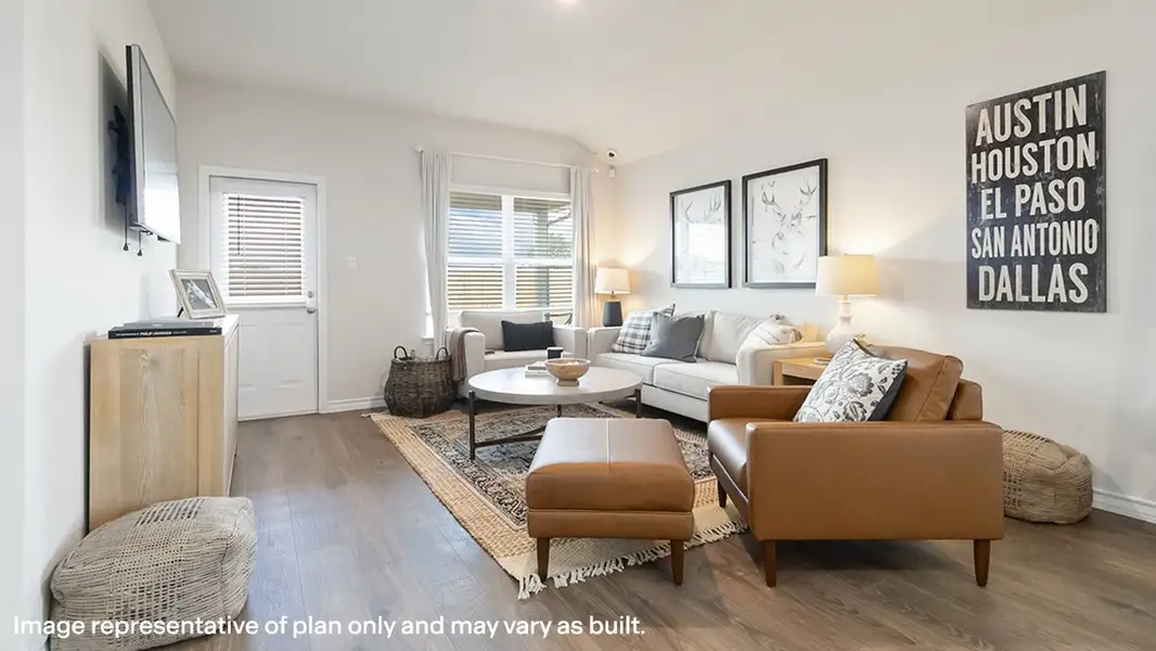 Furnished interior view inside a new home in Steele Creek, Cibolo (Image 3).