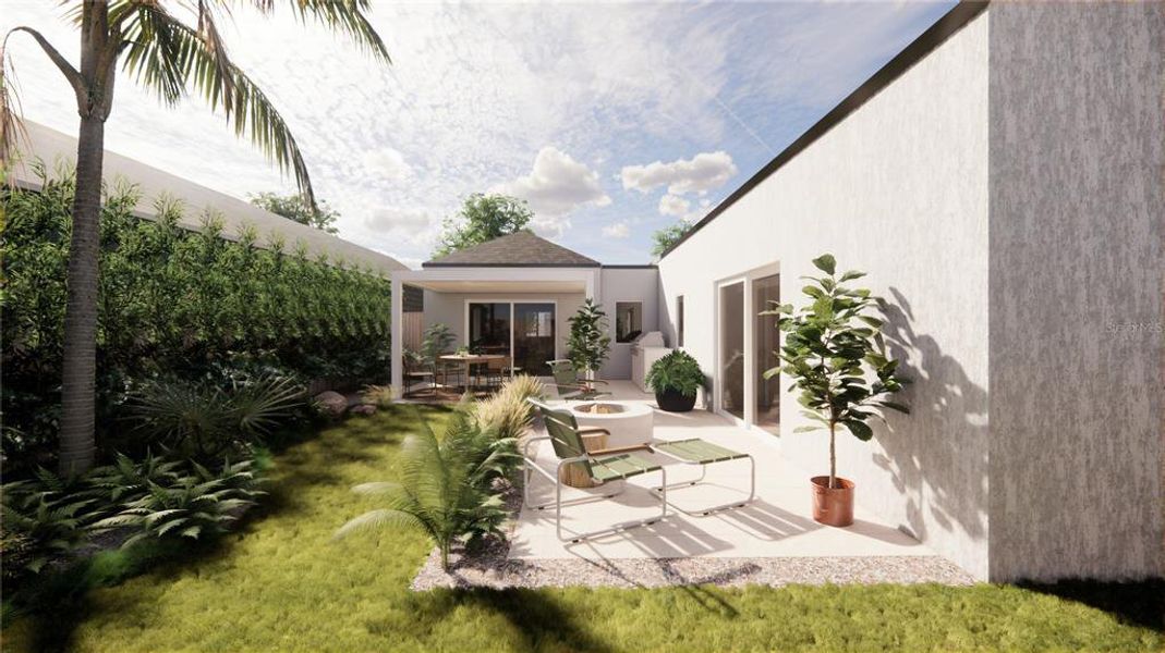 Exterior details and patio area of a home in , Lady Lake (Image 27).