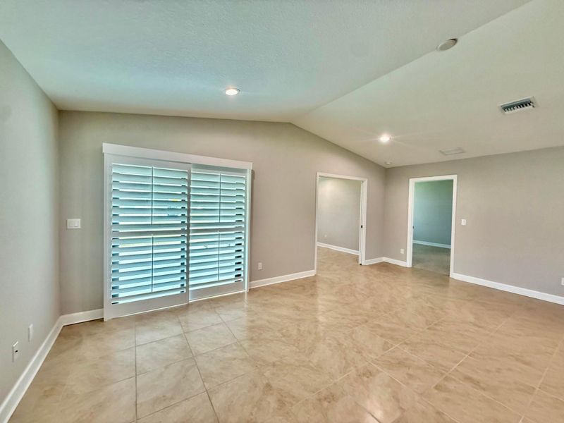 Living Area Sliding Glass Door