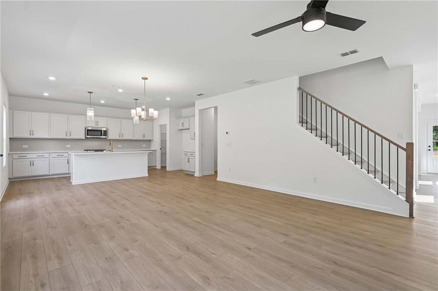 Spacious, unfurnished interior of a new home in Langston Reserve, Cartersville (Image 31).