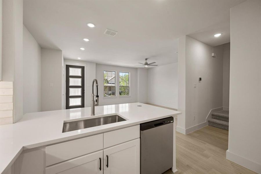 Furnished interior view inside a new home in Karis, Crowley (Image 7).