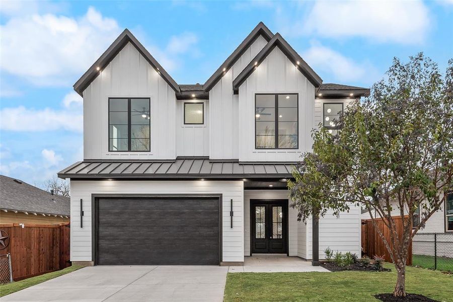 Front exterior of a new home in , Dallas, TX, highlighting curb appeal (Image 30).
