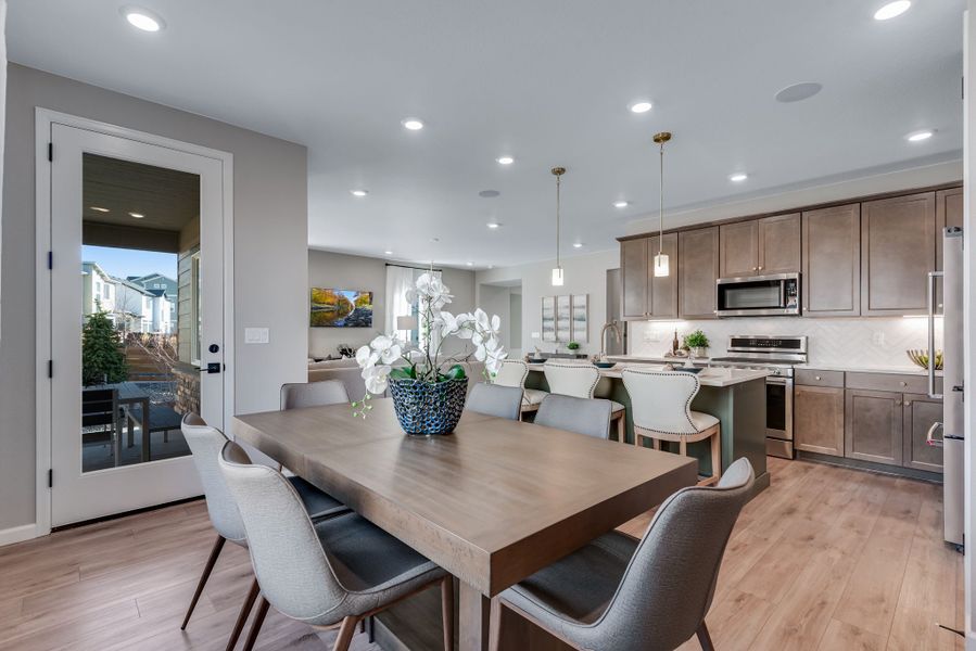 Furnished interior view inside a new home in Reunion, Commerce City (Image 12). Furnished interior view inside a new home in Reunion, Commerce City (Image 12).