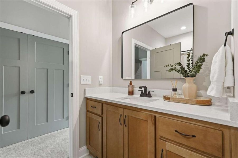 Furnished interior view inside a new home in , Blue Ridge (Image 18). Furnished interior view inside a new home in , Blue Ridge (Image 18).