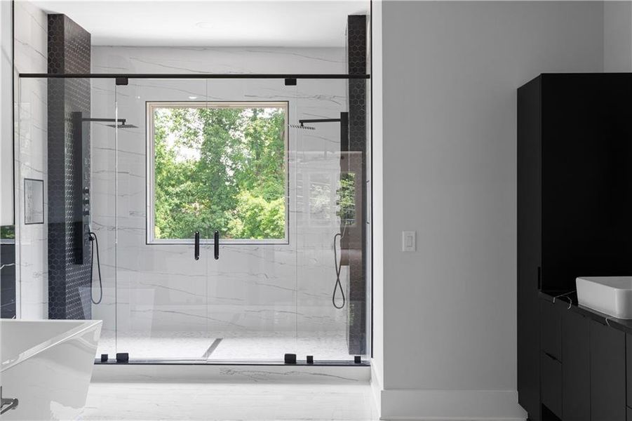 Furnished interior view inside a new home in , Atlanta (Image 11).