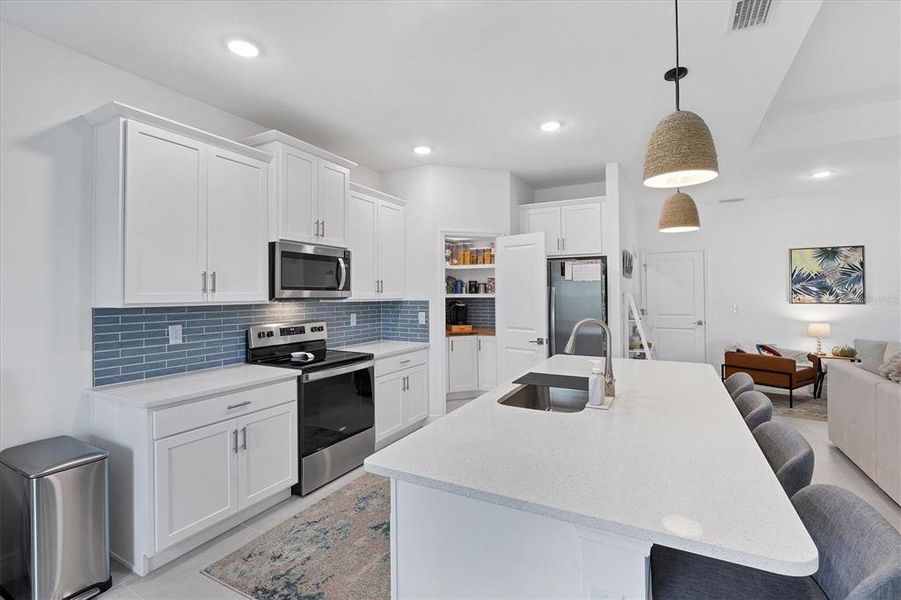 Furnished interior view inside a new home in , Port Charlotte (Image 32).