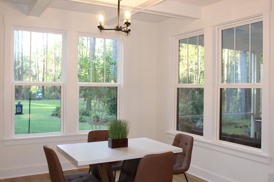 Furnished interior view inside a new home in , Awendaw (Image 3). Furnished interior view inside a new home in , Awendaw (Image 3).