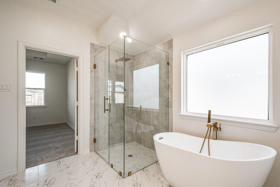 Primary bathroom Primary bathroom