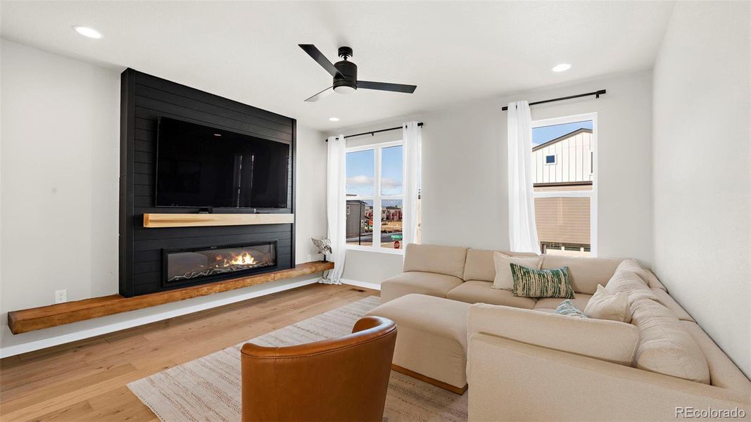 Furnished interior view inside a new home in , Colorado Springs (Image 12).