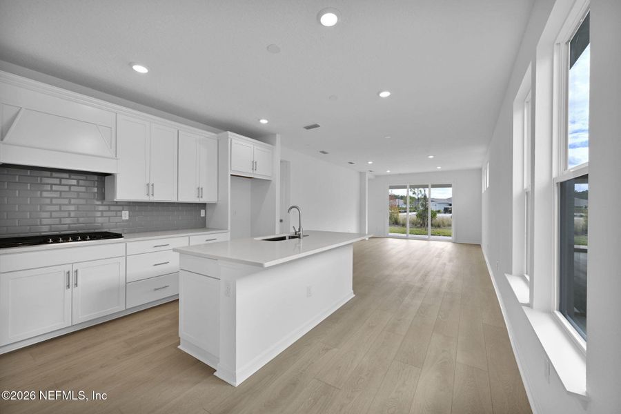 Furnished interior view inside a new home in Del Webb Wildlight, Yulee (Image 7). Furnished interior view inside a new home in Del Webb Wildlight, Yulee (Image 7).