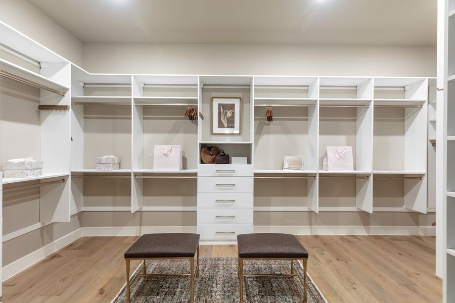 Representative Primary Closet - some options shown