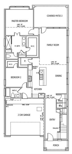 2D floor plan layout of this home in Santa Rita Ranch, Liberty Hill, TX (Image 2). 2D floor plan layout of this home in Santa Rita Ranch, Liberty Hill, TX (Image 2).