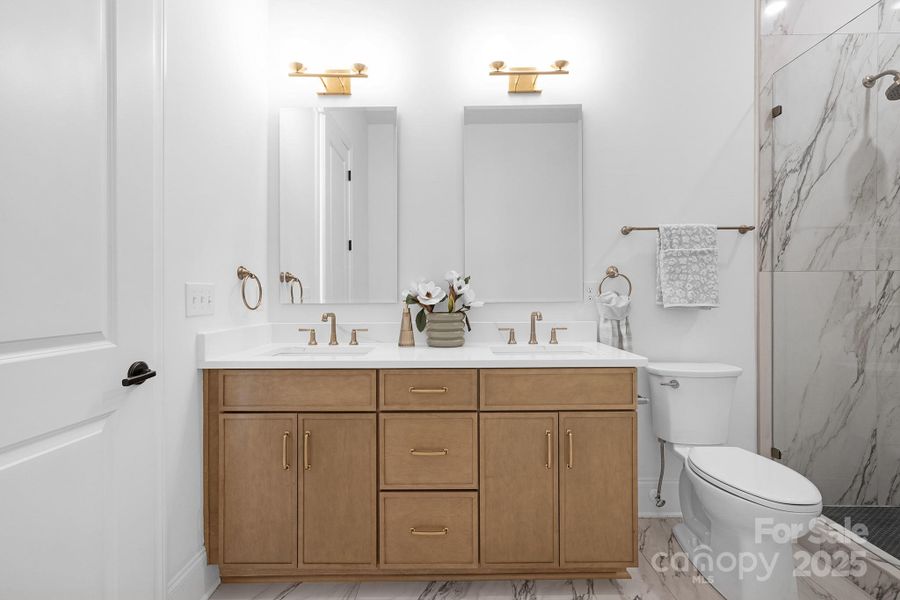 Furnished interior view inside a new home in , Charlotte (Image 10).