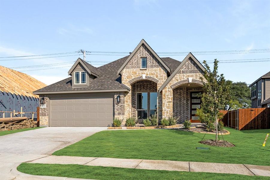 Front exterior of a new home in Arcadia Trails Classic 50, Balch Springs, TX, highlighting curb appeal (Image 2).