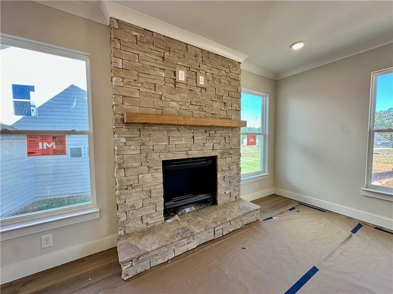 In-progress construction of a new home in Twin Lakes, Hoschton, GA (Image 19).