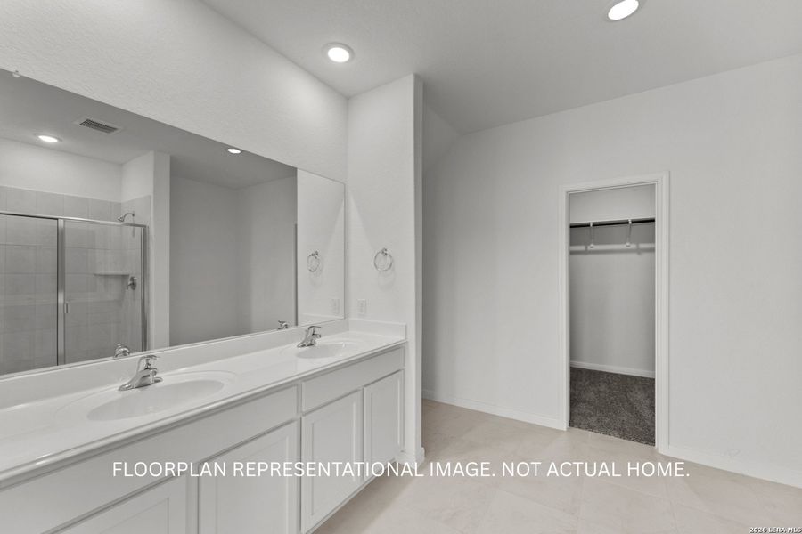Furnished interior view inside a new home in Greenspoint Heights, Seguin (Image 10).