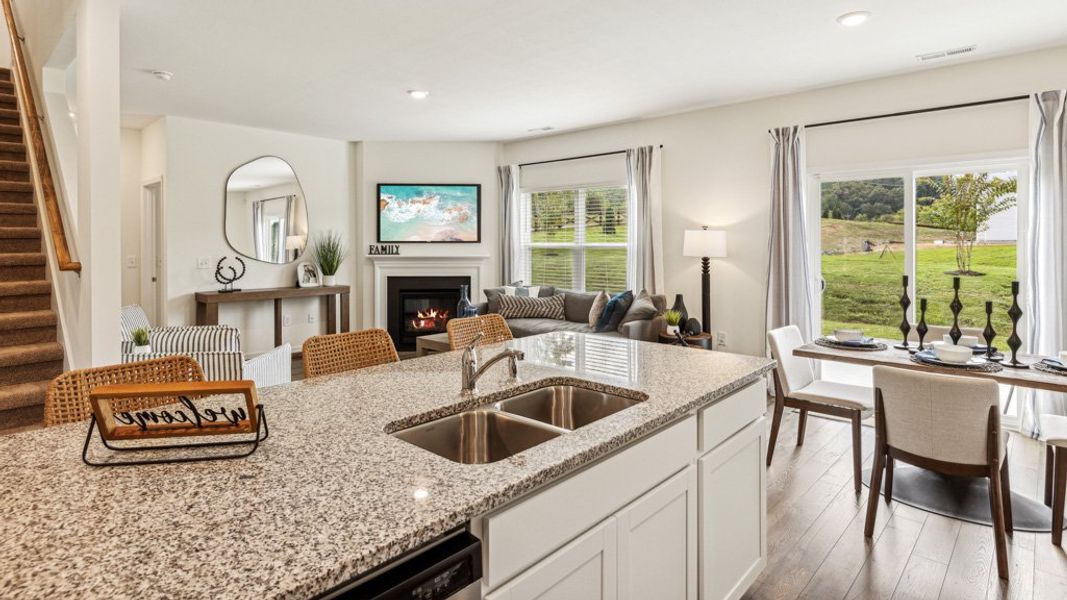 Furnished interior view inside a new home in Millstone Village, Morristown (Image 6).