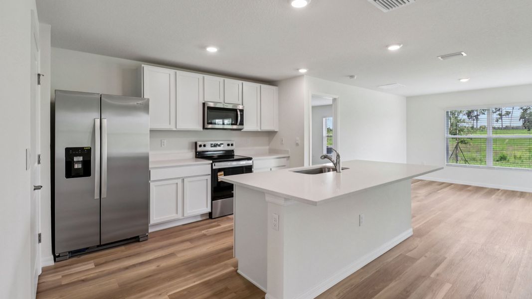 Representative furnished interior of a home built from the Aria by D.R. Horton in Sandal Key, Weeki Wachee (Image 12).